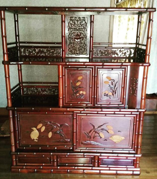 唐木机アンティーク家具収納骨董品古美術品花梨紫檀中国